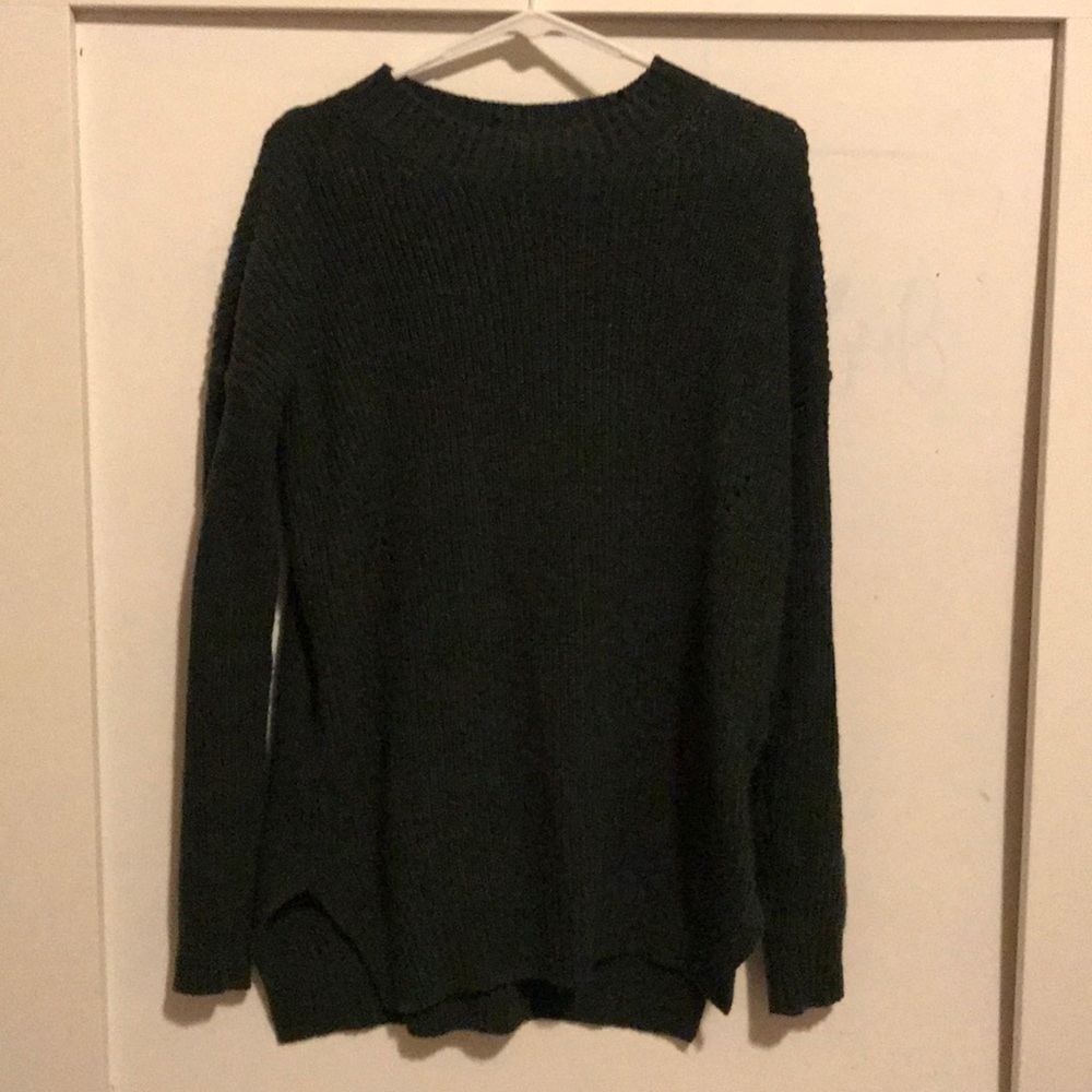 Dark Green Oversize Sweater